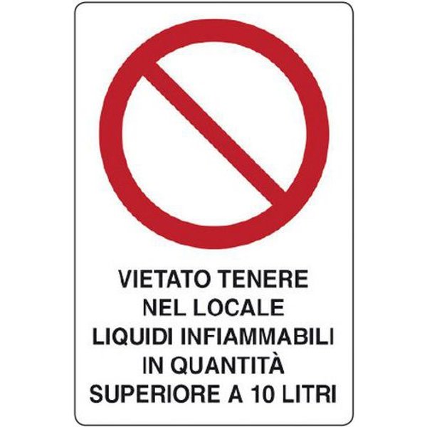 Cart. Alluminiovietato Tenere 700X500Mm Liquidi Nel Loc,-image