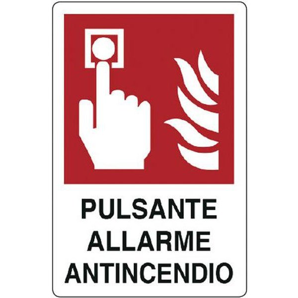 Cart. Alluminio Pulsante 500X350 Allarme Antince,-image