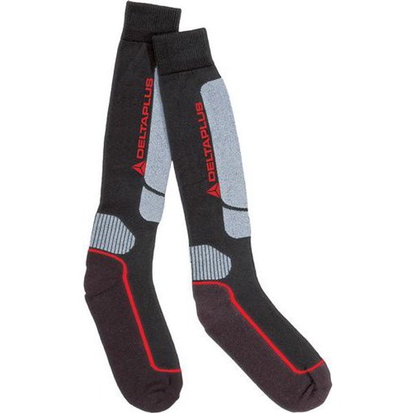 Calze Antistatiche E Antibatteriche Nero-Grigio Taglia 39-42,-image