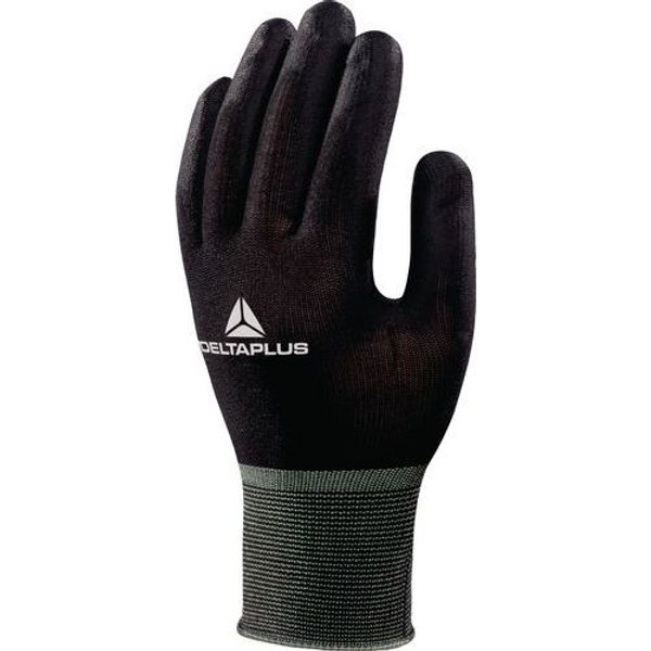 Guanto In Maglia Poliammide - Palmo Spalmatura Pu Nero Tg 06,-image
