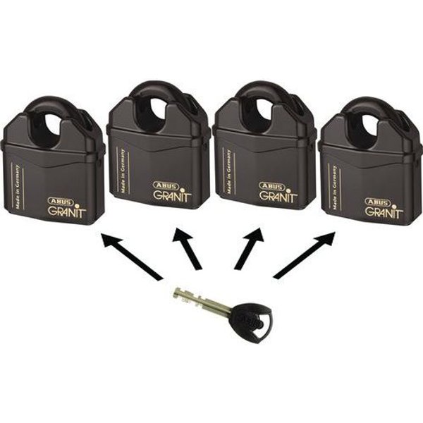 Abus - Lucchetto Granit Blindato Con Chiave Passepartout-image