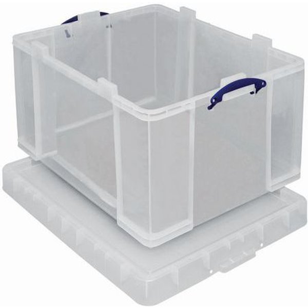 Contenitori Di Stoccaggio 145L Transparenti Transparent,-image