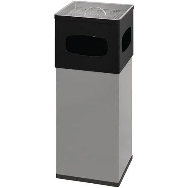 Posacenere-Cestino In Alluminio 50 L, Nero,-image