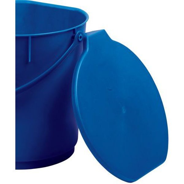 Coperchio Per Secchio In Polipropilene Blu,-image