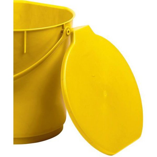 Coperchio Per Secchio In Polipropilene Giallo ,-image