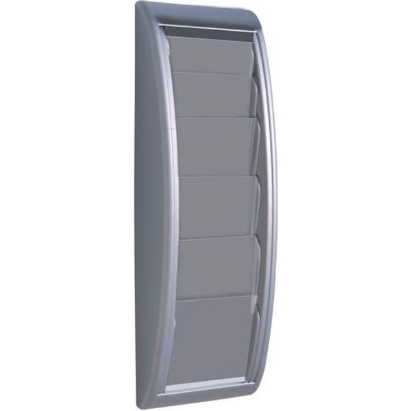 Paperflow - Espositore Da Parete Quick Fit Alluminio 5 Scomparti A5-image
