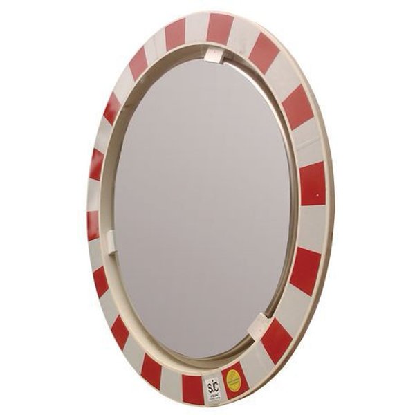 Specchio Stradale Rosso/Bianco Diam.= 600 Anticondensa,-image
