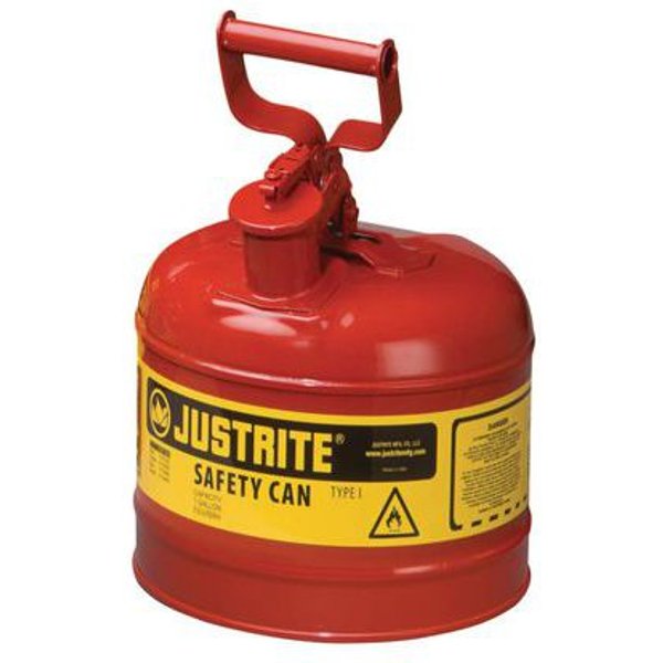Justrite - Bidone Di Sicurezza Inox H Tot:349 Mm Danger_toxic:ou-image