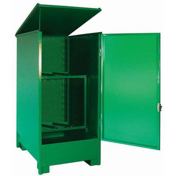 Sameto Technifil - Contenitore Di Ritenzione 2 Fusti Acciaio Verniciato Verde 810x810x440-image