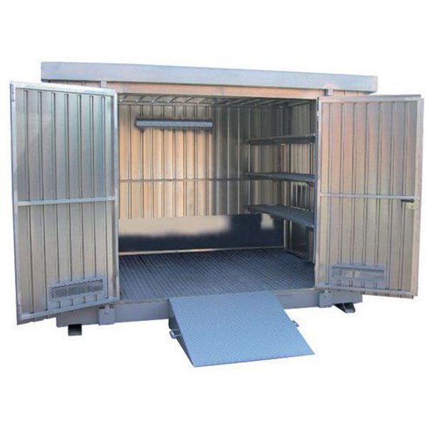 Modul Container Zincato-vernic E Blu - Manutan-image