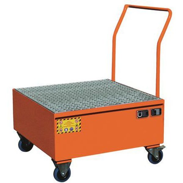 VASCA DI RACCOLTA VERNICIATA SEMOVENTE PER 1 FUSTO LT. 200,-image
