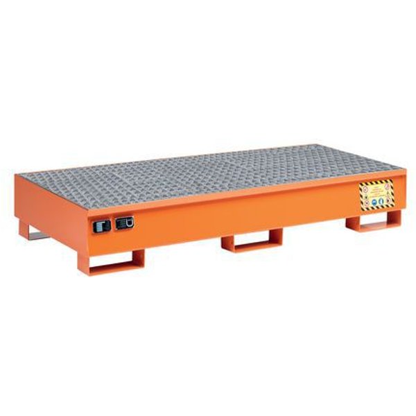 Vasca Raccolta 321 L - 3 Fusti Su Grigliato,-image