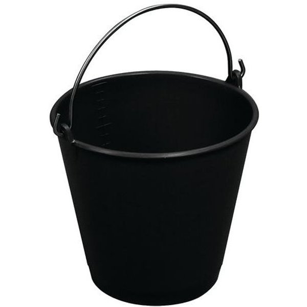 Secchio Tondo 14 L Manico Inox - Grigio,-image