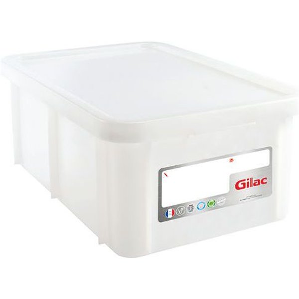 Contenitore Haccp 35 L Rettangolare Con Coperchio - Bianco,-image