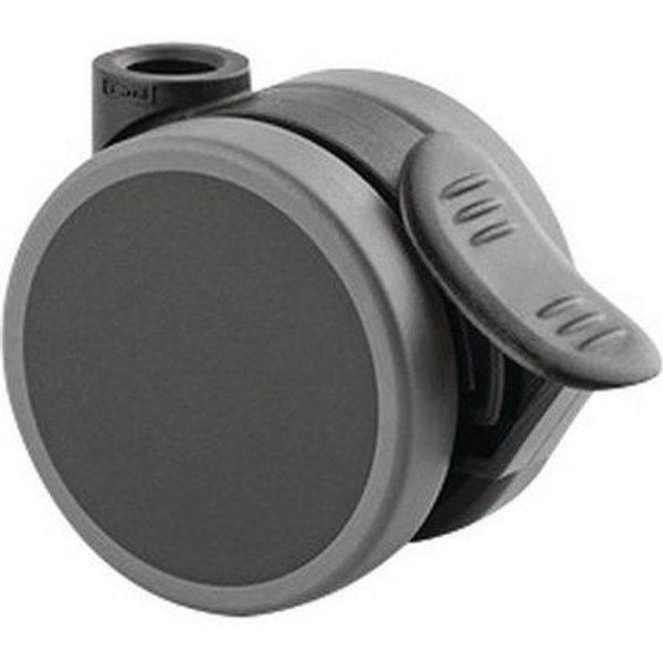 Rotella Girevole Con Freno, Portata 40 Kg, Diametro 55 Mm,-image