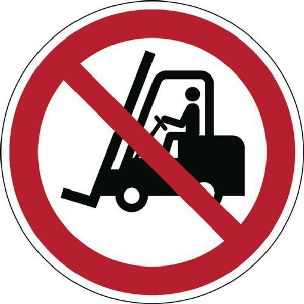 Cartello Vietato Accesso Ai Veicoli Industriali Rigido 400Mm,-image