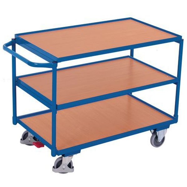 Variofit - Carrello 3 Ripiani Legno Barra Orizz. 835x490 250kg Variofit-image