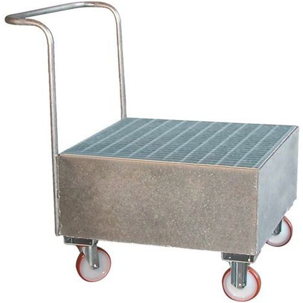 Sameto Technifil - Carrello Con Vasca Di Ritenzione Galvanizzato 1 Fusto-image