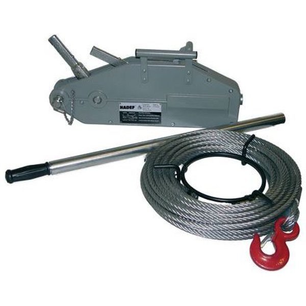 Hadef - Argano A Fune Passante In Alluminio Modello 147/05 800 Kg-image