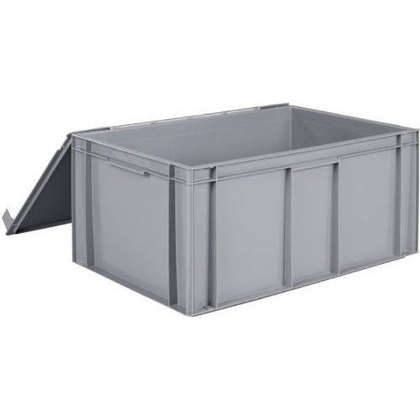 Schoeller Allibert - Contenitore Con Coperchio Grigio 54 L - 600x400 Mm-image