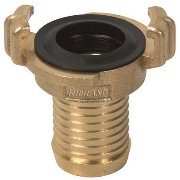 Ribimex - Raccordo Rapido In Ottone Scanalato 3/4 Ø 19 Mm-image