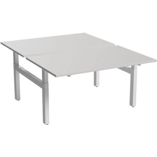 Robberechts - Scrivania Dritta Bench 2 Postazioni 140 Cm - Bianca-image