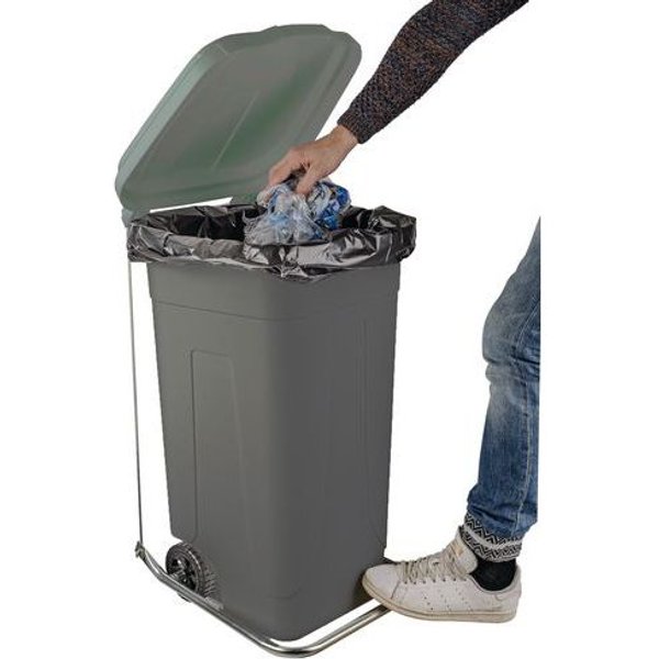Mobil Plastic - Kit Anello + Pedale Pattumiera 80 L-image