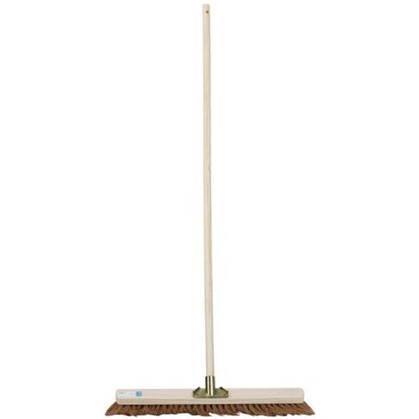 Manico In Legno 1m40 E Spazzolone Fibra Cocco 60cm-manutan - Manutan-image