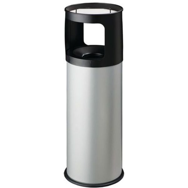 Medial - Posacenere Gettacarte Auto-estinguente Metallo Vernice Epossidica Grigia 30 L-image