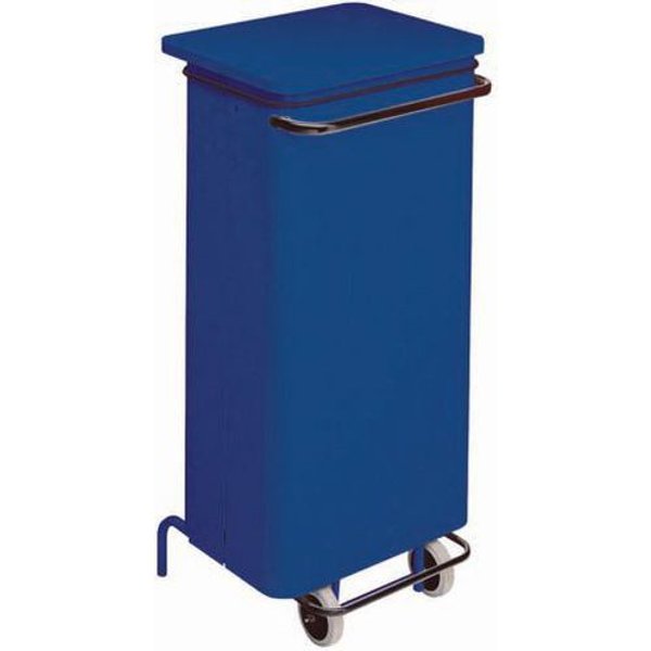 Medial - Contenitore Mobile A Pedale Metallo Vernice Epossidica Blu 110 L-image