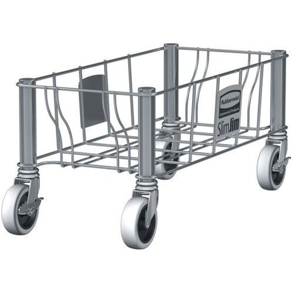 Rubbermaid - Carrello Singolo In Acciaio Inox Slim Jim Rubbermaid-image