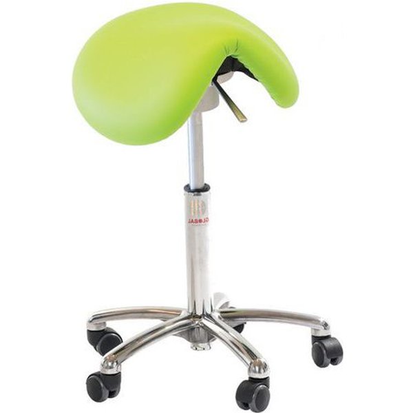 Sedia Dalton Flexmatic-Similpelle-Bassa-Verde,-image