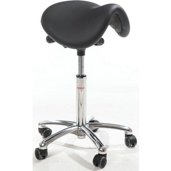 Sedia Dalton Easy-Similpelle-Media-Nero,-image