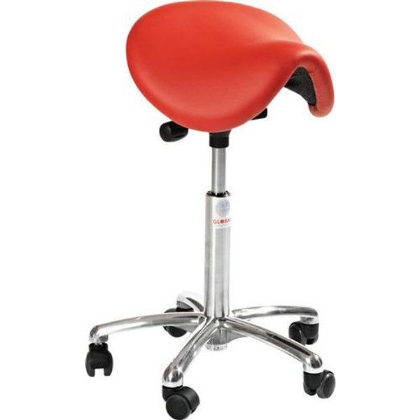 Sedia Dalton Easy-Similpelle-Media-Rosso,-image