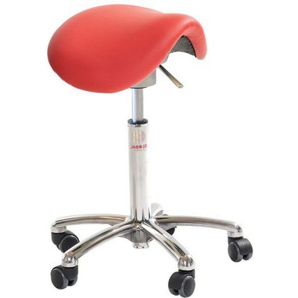 Sedia Mini Flexmatic-Similpelle-Bassa-Rosso,-image