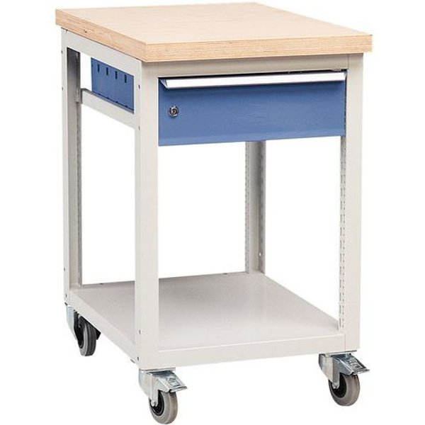 Carrello Officina Mobile 1 Ripiano Inf.+ 1 Cassetto,-image