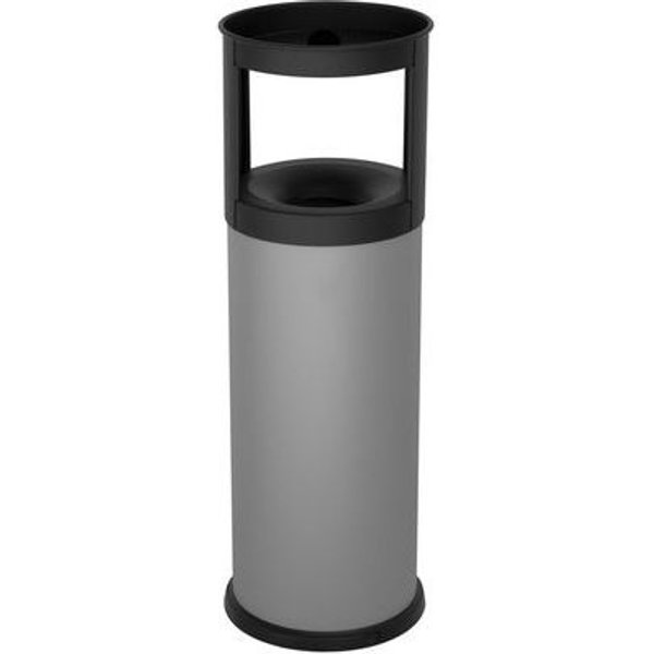 Posacenere Gettacarte Autoestinguente 25 Lt Grigio - Manutan-image
