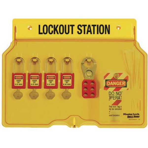 Master Lock - Postazione Di Isolamento 4 Lucch Coperchio-image