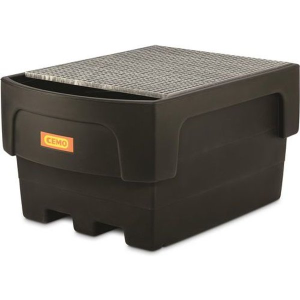 Cemo - Vasca Raccolta 1 Ibc Senza Raccogl+griglia Acciaio-1100l-image