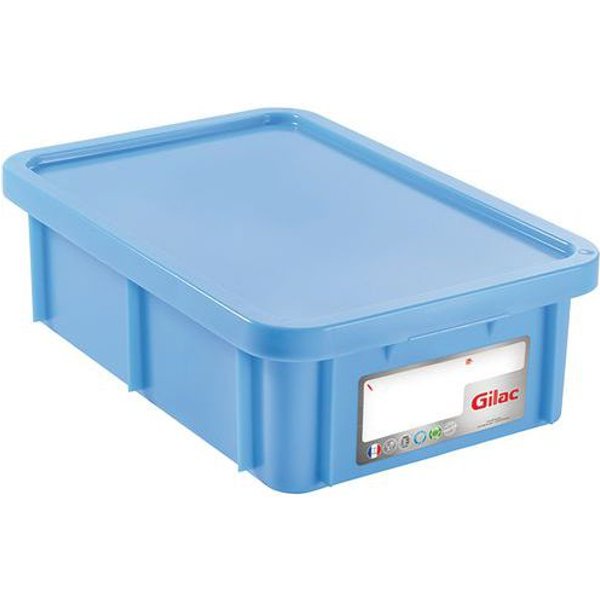 Gilac - Haccp Contenitore Rettangolare Da 25 Litri Con Coperchio - Gilac -blu-image