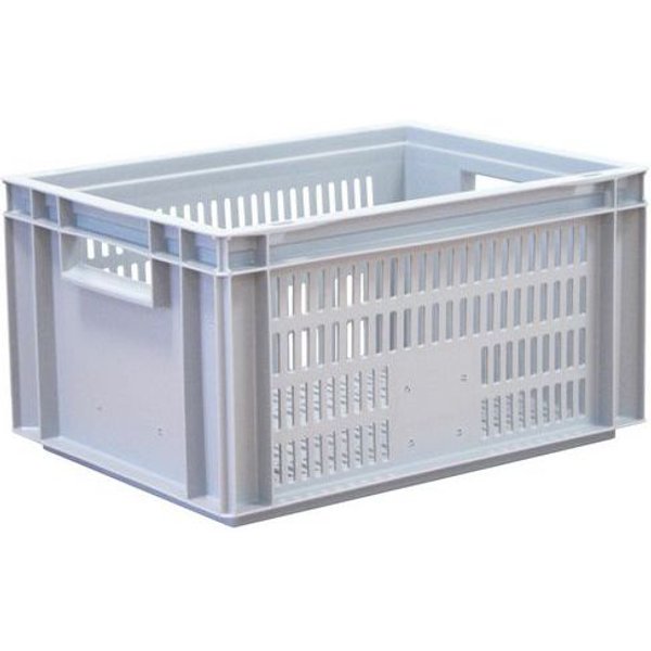 Contenitore Impilabile, Fondo Forato, Pareti Forate, 19L,-image