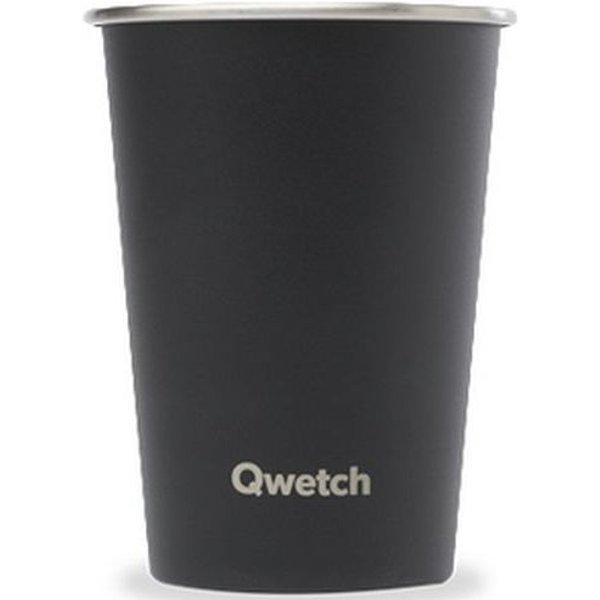 Qwetch - Bicchiere Inox Parete Singola-nero Matt-300ml-qwetch-image