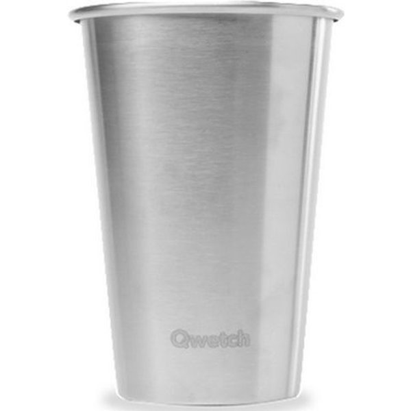 Qwetch - Bicchiere Inox Parete Singola-inox Spazzolato-470ml-qwetch-image