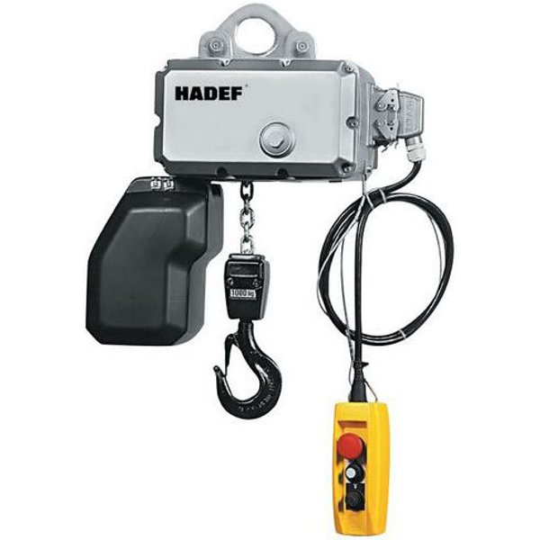 Hadef - Paranco Elettrico Fisso Con Gancio - Alzata 10 M - 500 Kg-image