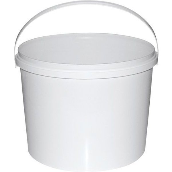 Secchio In Plastica Bianco - 3 L,-image