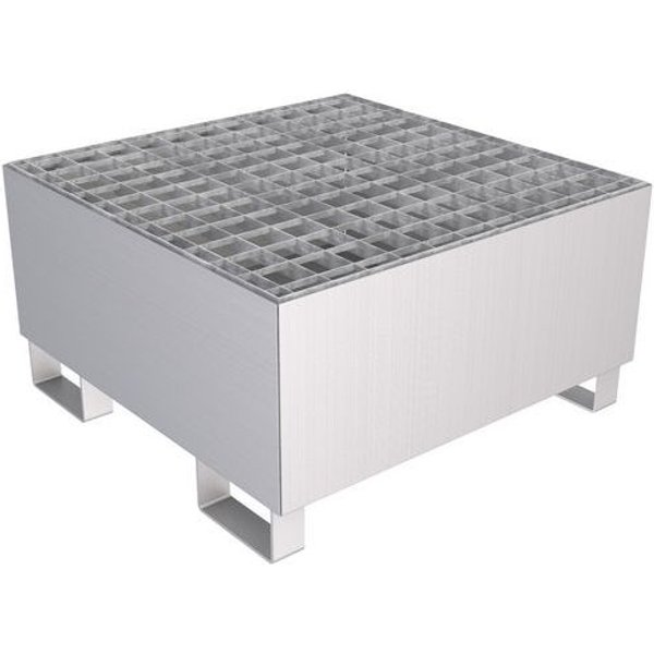 Sameto Technifil - Vasca Di Raccolta Inox - 1 Fusto - Griglia Galvanizzata-image