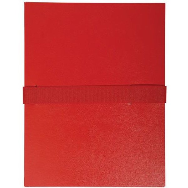 Cartelletta Con Retro Estendibile Balacron E Cinturino In Velcro - Rosso,-image
