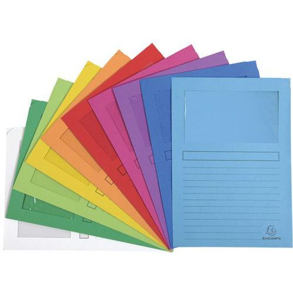 Confezione Da 100 Cart. Con Finestrella Forever 22 X 31 Cm Col. Assort.,-image