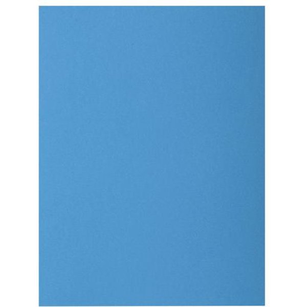 Confezione Da 50 Cartellette Con 2 Lembi Rock''S 210 - 24 X 32 Cm Blu,-image