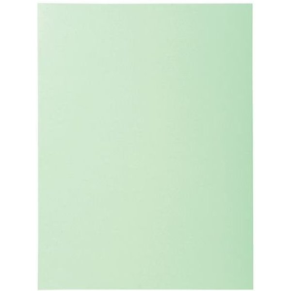 Confezione Da 50 Cartellette 2 Lembi Super 210 - 24 X 32 Cm - Verde,-image